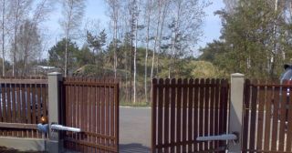 Купить распашные ворота из штакетника Лыткарино, цена от 2742 руб.